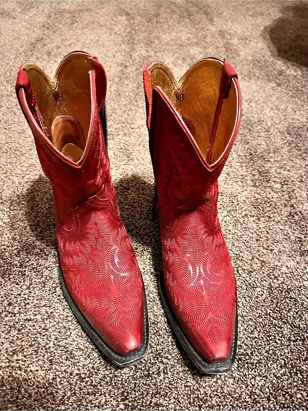 Ariat Cate Western Boot Red Heeled Boots
